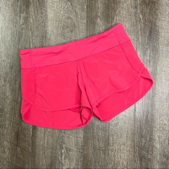 lululemon Dark Pink Speed Up Shorts 2.5" Size 6 - Picture 5 of 7